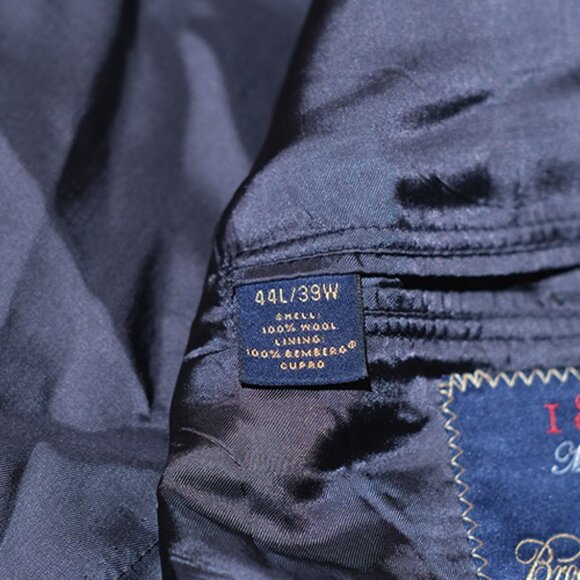 Brooks Brothers 1818 100% Madison Suit Grey Herringbone – 44L / 39W – Made in US - Picture 8 of 9